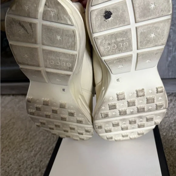 Gucci Cream Sneakers - Picture 4 of 4